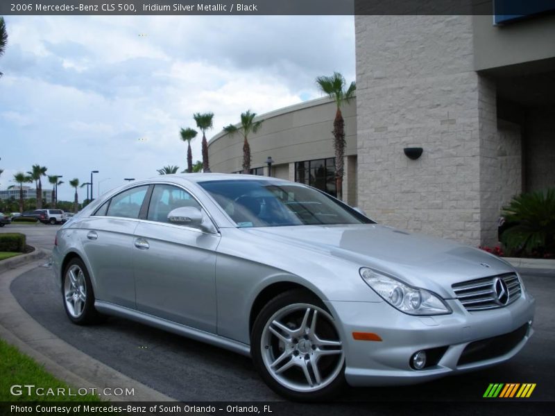 Iridium Silver Metallic / Black 2006 Mercedes-Benz CLS 500
