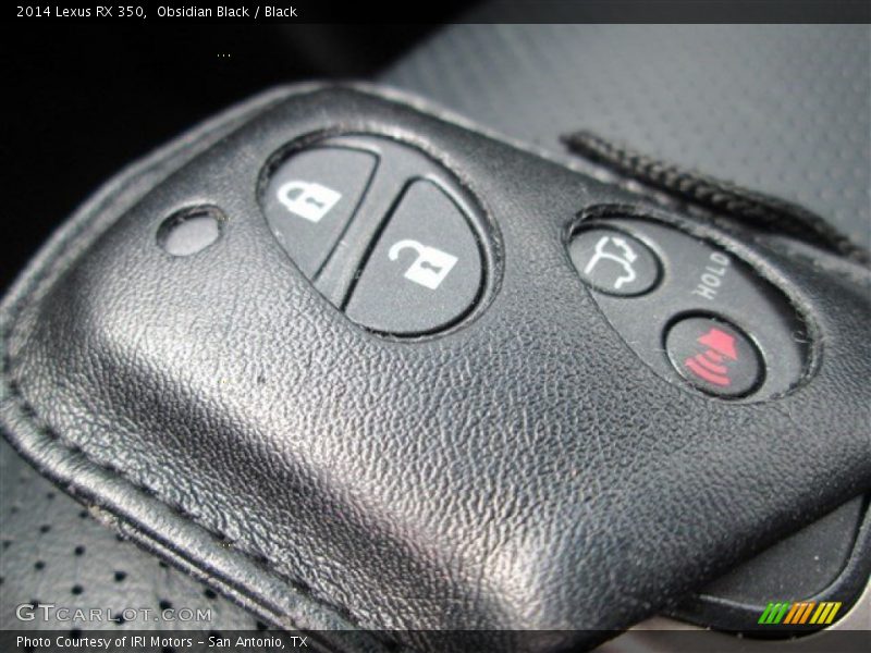 Obsidian Black / Black 2014 Lexus RX 350