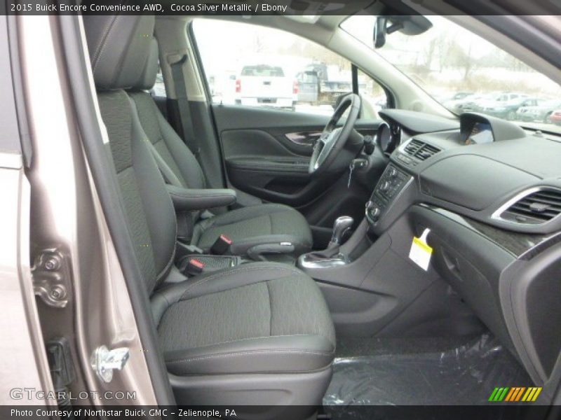 Cocoa Silver Metallic / Ebony 2015 Buick Encore Convenience AWD