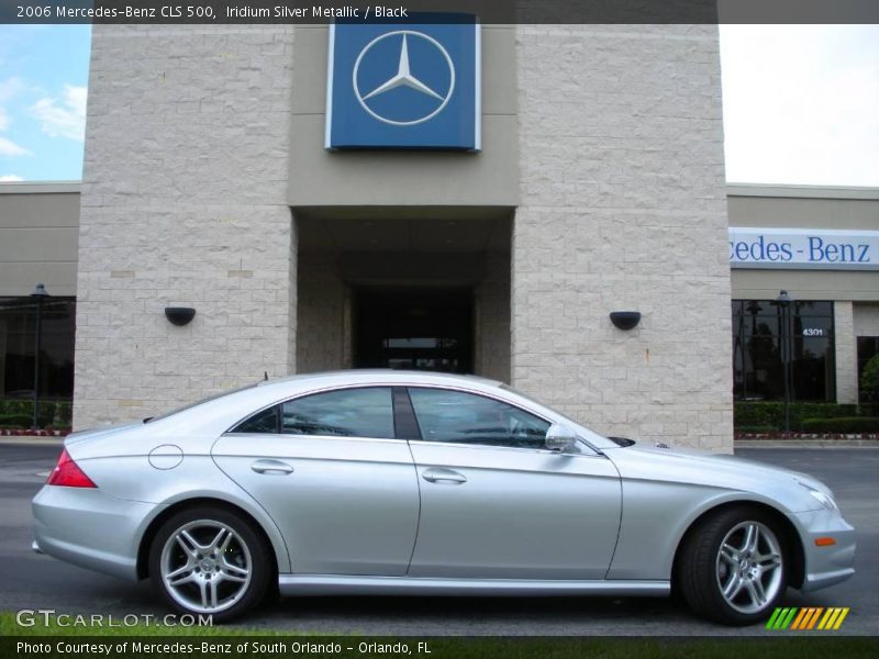 Iridium Silver Metallic / Black 2006 Mercedes-Benz CLS 500