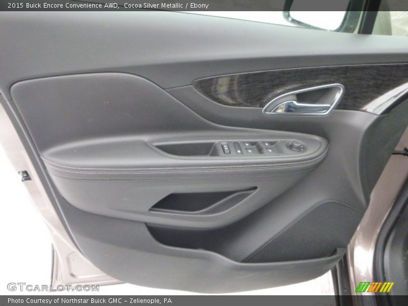 Cocoa Silver Metallic / Ebony 2015 Buick Encore Convenience AWD