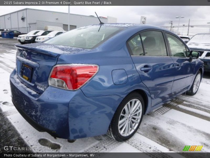 Quartz Blue Pearl / Black 2015 Subaru Impreza 2.0i Premium 4 Door