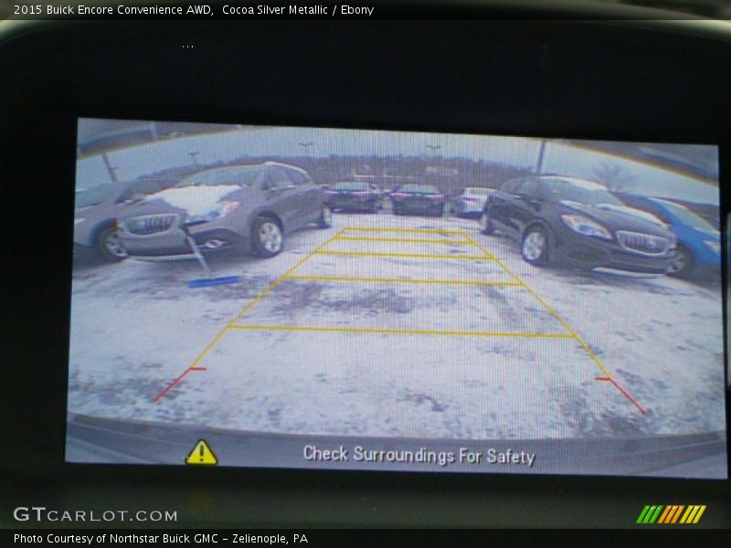 Cocoa Silver Metallic / Ebony 2015 Buick Encore Convenience AWD
