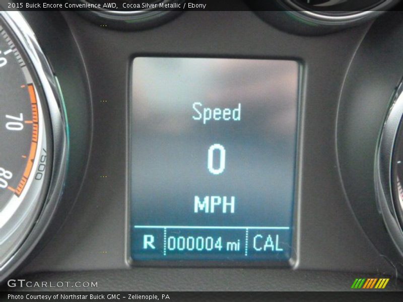 Cocoa Silver Metallic / Ebony 2015 Buick Encore Convenience AWD