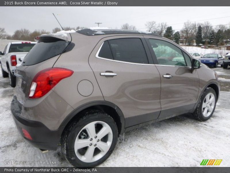 Cocoa Silver Metallic / Ebony 2015 Buick Encore Convenience AWD