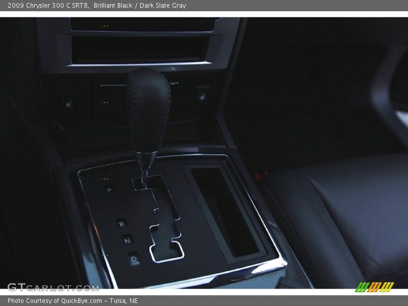Brilliant Black / Dark Slate Gray 2009 Chrysler 300 C SRT8
