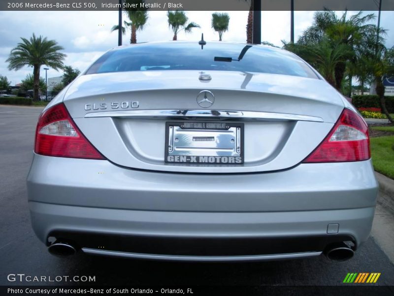 Iridium Silver Metallic / Black 2006 Mercedes-Benz CLS 500