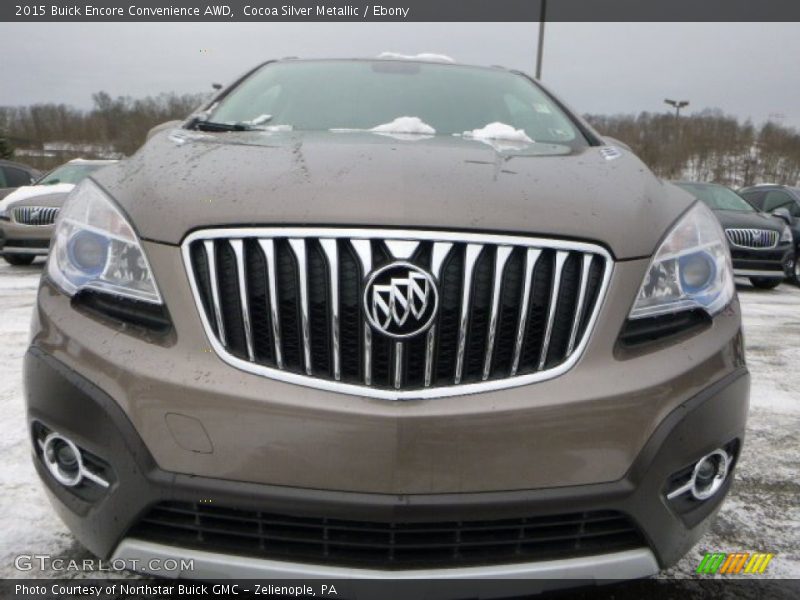 Cocoa Silver Metallic / Ebony 2015 Buick Encore Convenience AWD