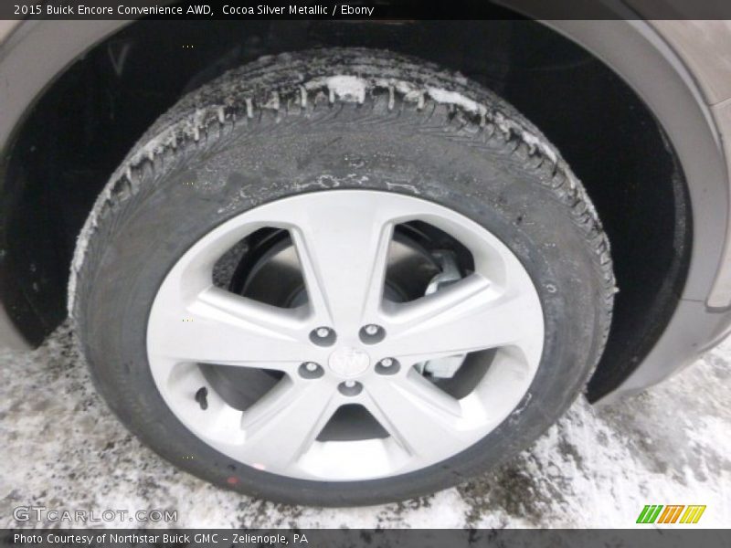 Cocoa Silver Metallic / Ebony 2015 Buick Encore Convenience AWD