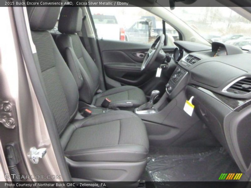 Cocoa Silver Metallic / Ebony 2015 Buick Encore Convenience AWD