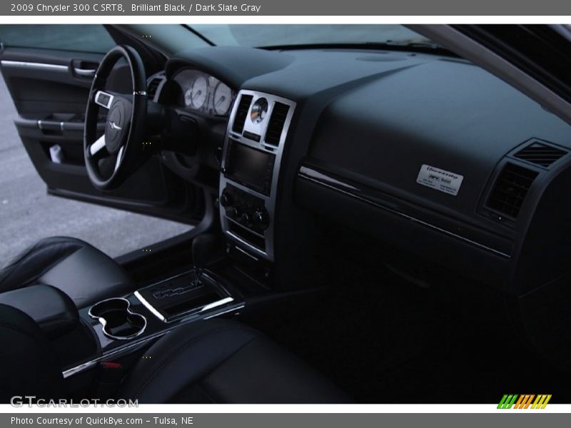 Brilliant Black / Dark Slate Gray 2009 Chrysler 300 C SRT8