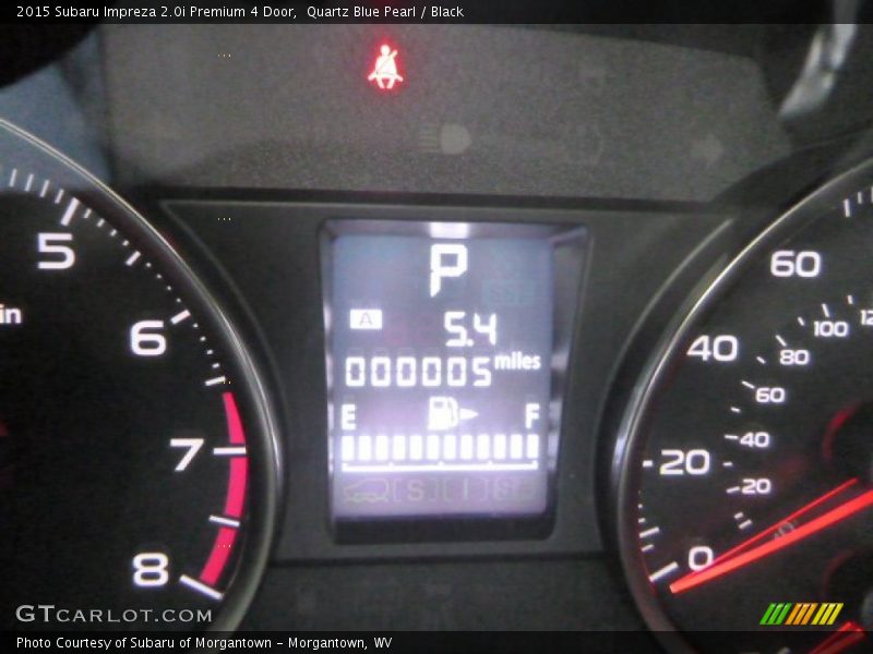 Quartz Blue Pearl / Black 2015 Subaru Impreza 2.0i Premium 4 Door