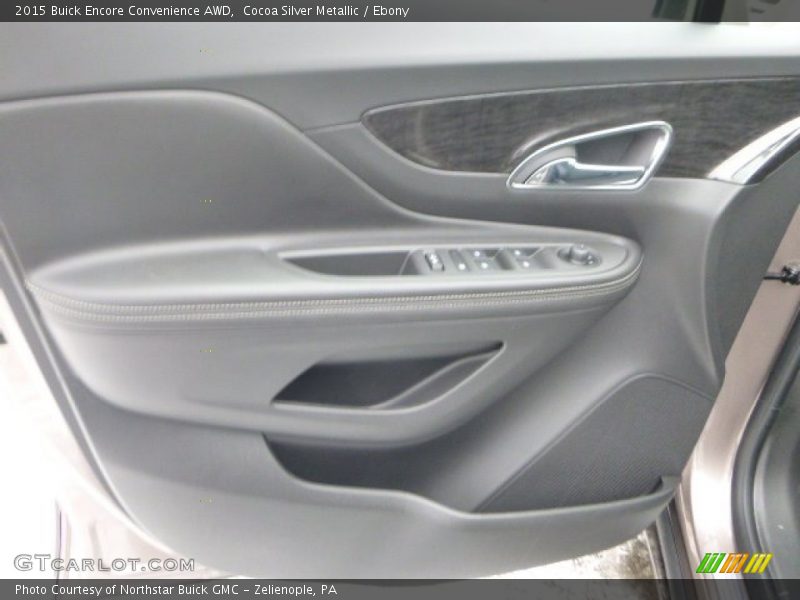 Cocoa Silver Metallic / Ebony 2015 Buick Encore Convenience AWD