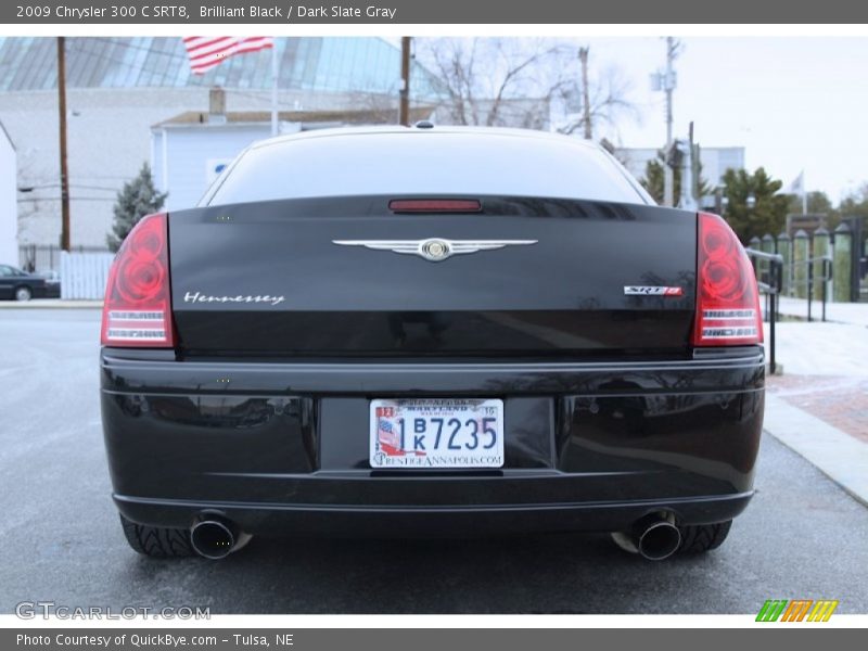 Brilliant Black / Dark Slate Gray 2009 Chrysler 300 C SRT8