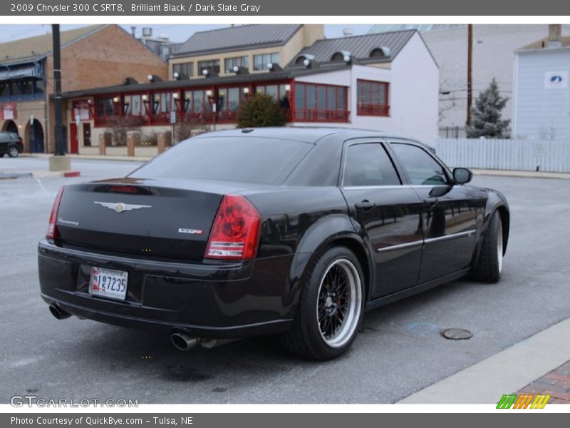 Brilliant Black / Dark Slate Gray 2009 Chrysler 300 C SRT8