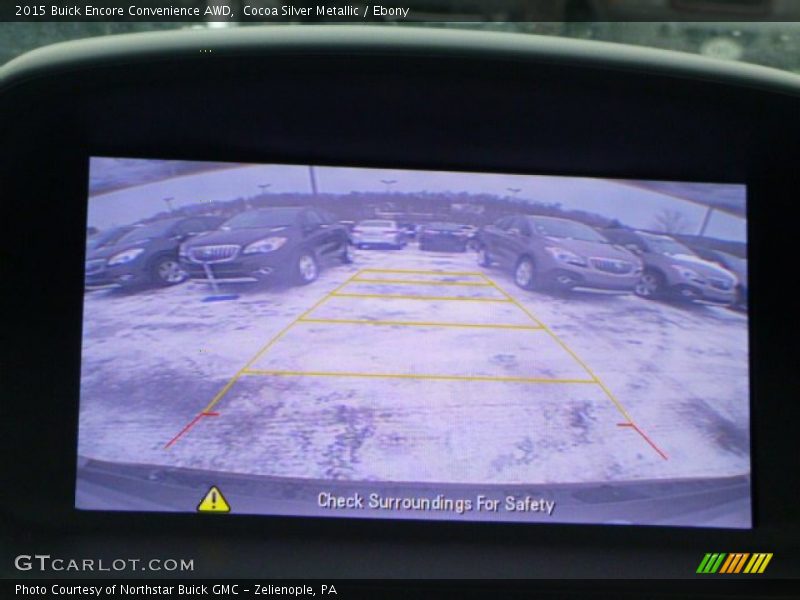 Cocoa Silver Metallic / Ebony 2015 Buick Encore Convenience AWD