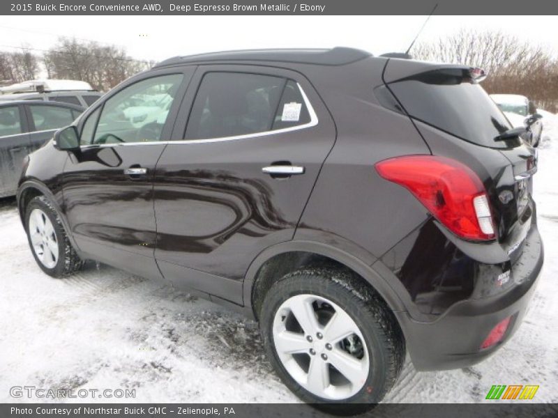 Deep Espresso Brown Metallic / Ebony 2015 Buick Encore Convenience AWD