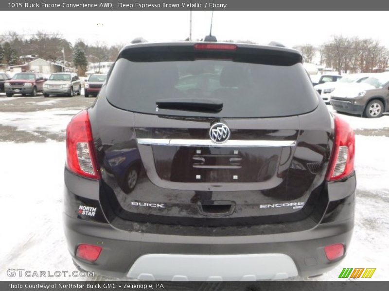 Deep Espresso Brown Metallic / Ebony 2015 Buick Encore Convenience AWD