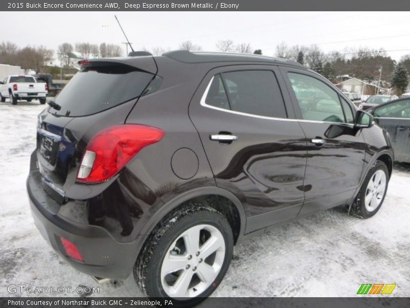Deep Espresso Brown Metallic / Ebony 2015 Buick Encore Convenience AWD