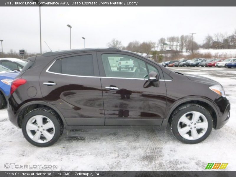 Deep Espresso Brown Metallic / Ebony 2015 Buick Encore Convenience AWD