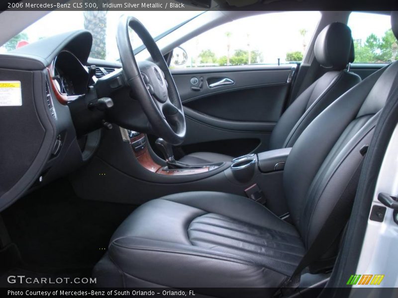 Iridium Silver Metallic / Black 2006 Mercedes-Benz CLS 500