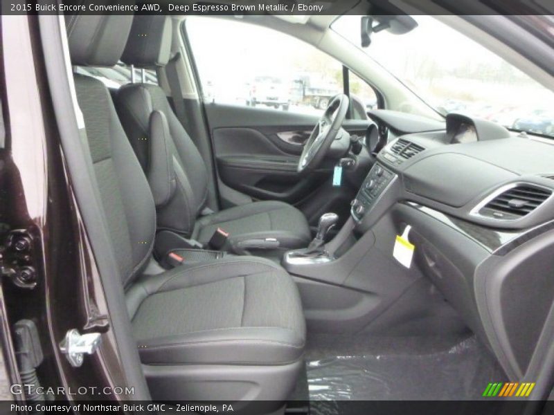 Deep Espresso Brown Metallic / Ebony 2015 Buick Encore Convenience AWD