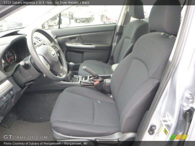 Front Seat of 2015 Impreza 2.0i 4 Door