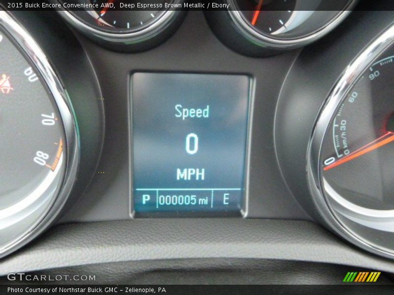 Deep Espresso Brown Metallic / Ebony 2015 Buick Encore Convenience AWD