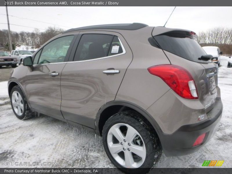 Cocoa Silver Metallic / Ebony 2015 Buick Encore Convenience AWD