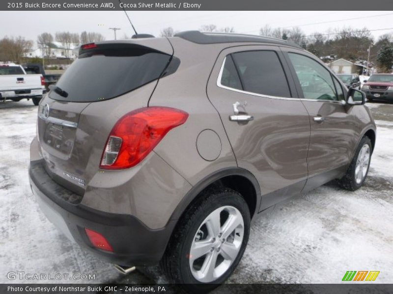 Cocoa Silver Metallic / Ebony 2015 Buick Encore Convenience AWD