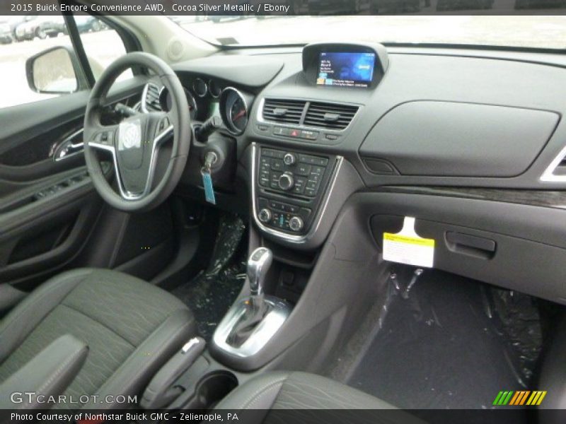 Cocoa Silver Metallic / Ebony 2015 Buick Encore Convenience AWD