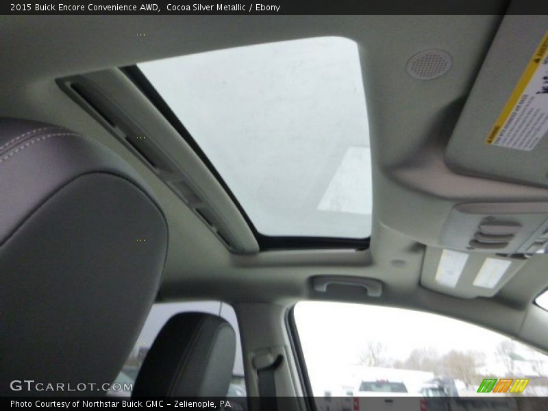 Cocoa Silver Metallic / Ebony 2015 Buick Encore Convenience AWD