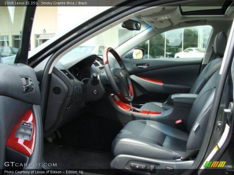 Smoky Granite Mica / Black 2008 Lexus ES 350