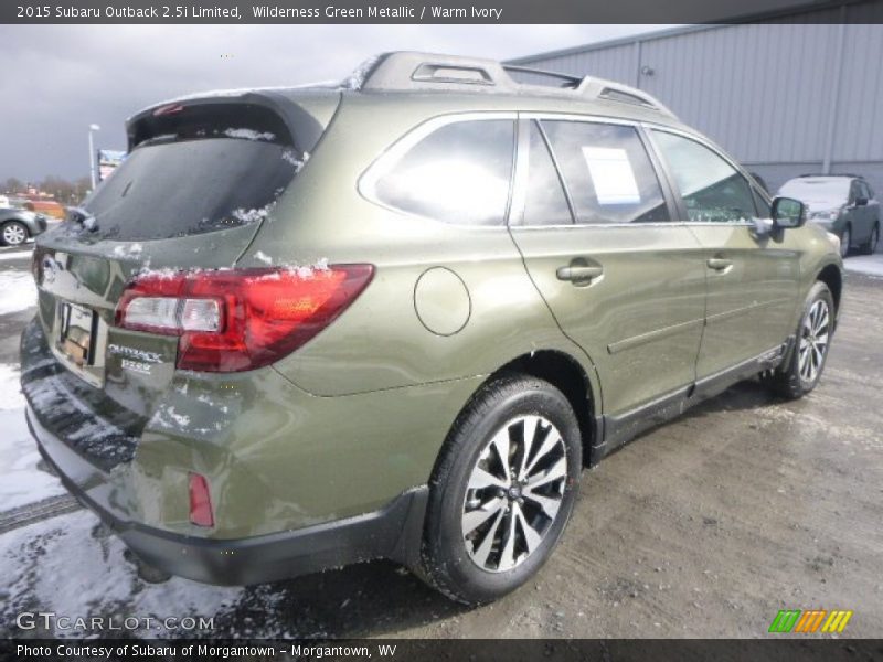 Wilderness Green Metallic / Warm Ivory 2015 Subaru Outback 2.5i Limited