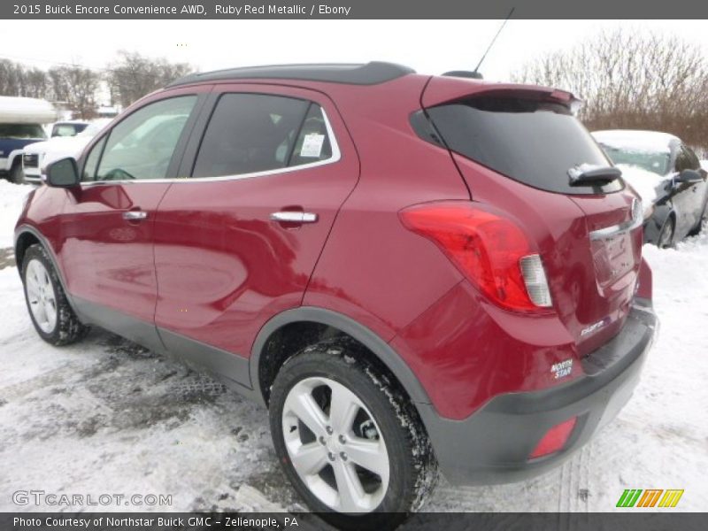 Ruby Red Metallic / Ebony 2015 Buick Encore Convenience AWD
