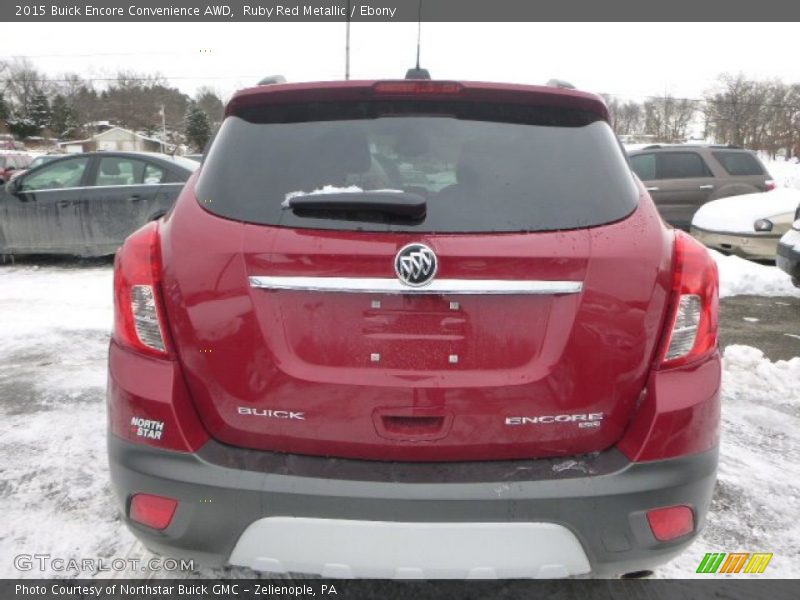 Ruby Red Metallic / Ebony 2015 Buick Encore Convenience AWD