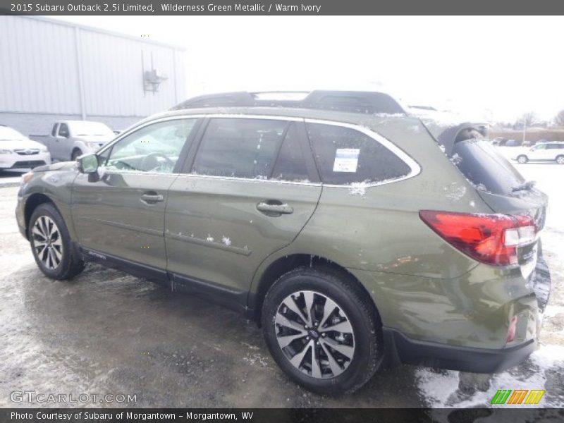 Wilderness Green Metallic / Warm Ivory 2015 Subaru Outback 2.5i Limited