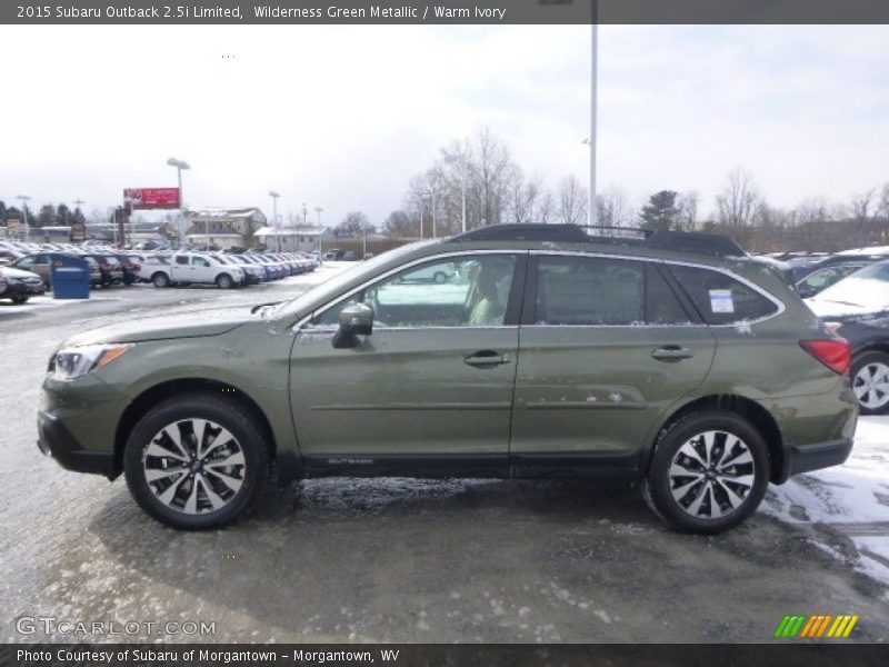 Wilderness Green Metallic / Warm Ivory 2015 Subaru Outback 2.5i Limited