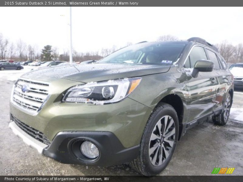 Wilderness Green Metallic / Warm Ivory 2015 Subaru Outback 2.5i Limited