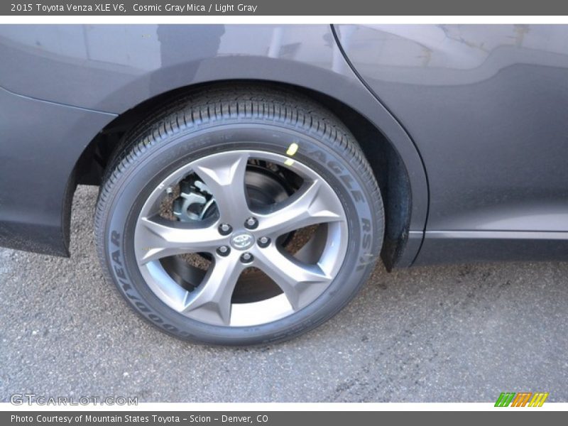 Cosmic Gray Mica / Light Gray 2015 Toyota Venza XLE V6