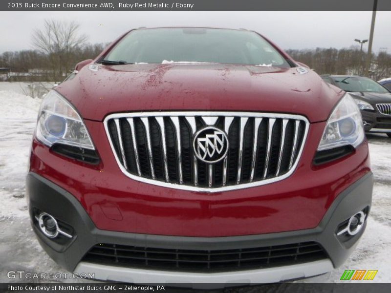 Ruby Red Metallic / Ebony 2015 Buick Encore Convenience AWD