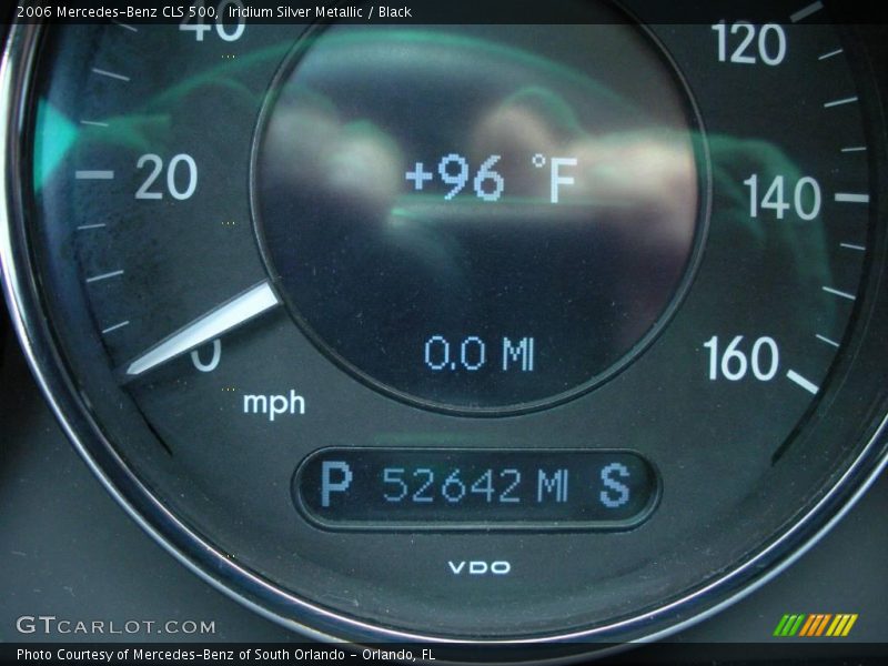 Iridium Silver Metallic / Black 2006 Mercedes-Benz CLS 500