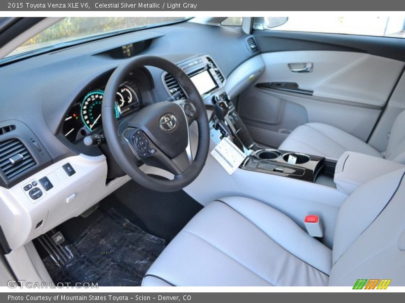 Celestial Silver Metallic / Light Gray 2015 Toyota Venza XLE V6