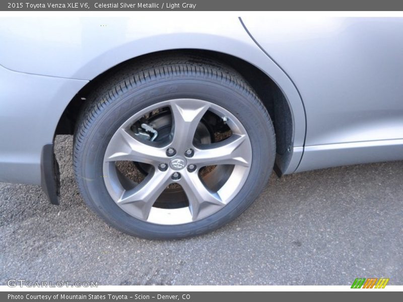 Celestial Silver Metallic / Light Gray 2015 Toyota Venza XLE V6