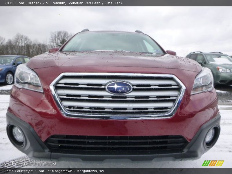 Venetian Red Pearl / Slate Black 2015 Subaru Outback 2.5i Premium