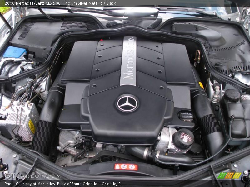 Iridium Silver Metallic / Black 2006 Mercedes-Benz CLS 500