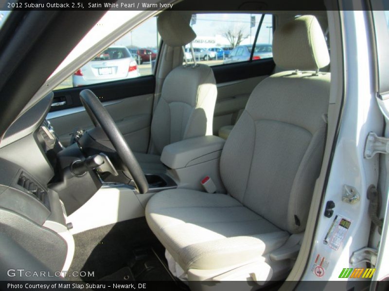 Satin White Pearl / Warm Ivory 2012 Subaru Outback 2.5i