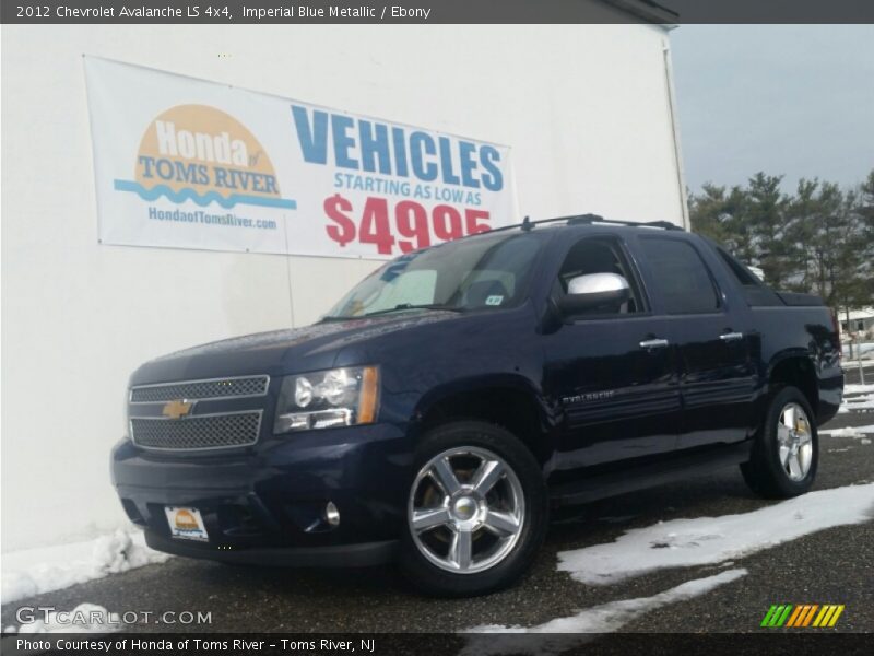 Imperial Blue Metallic / Ebony 2012 Chevrolet Avalanche LS 4x4