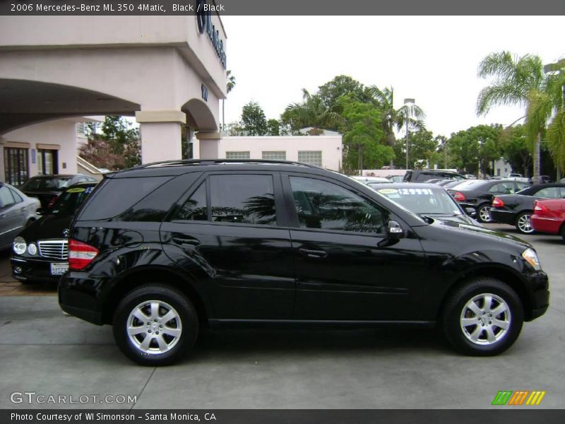Black / Black 2006 Mercedes-Benz ML 350 4Matic