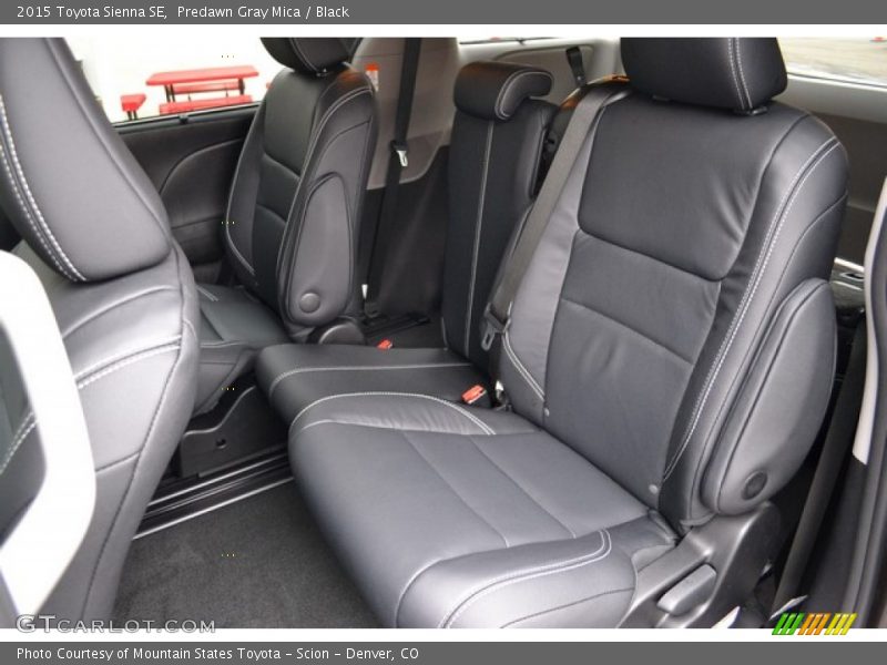 Predawn Gray Mica / Black 2015 Toyota Sienna SE